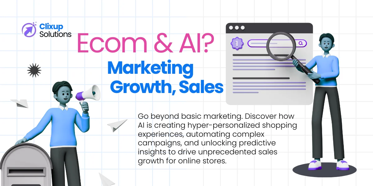 AI personalizing an ecommerce experience for a customer