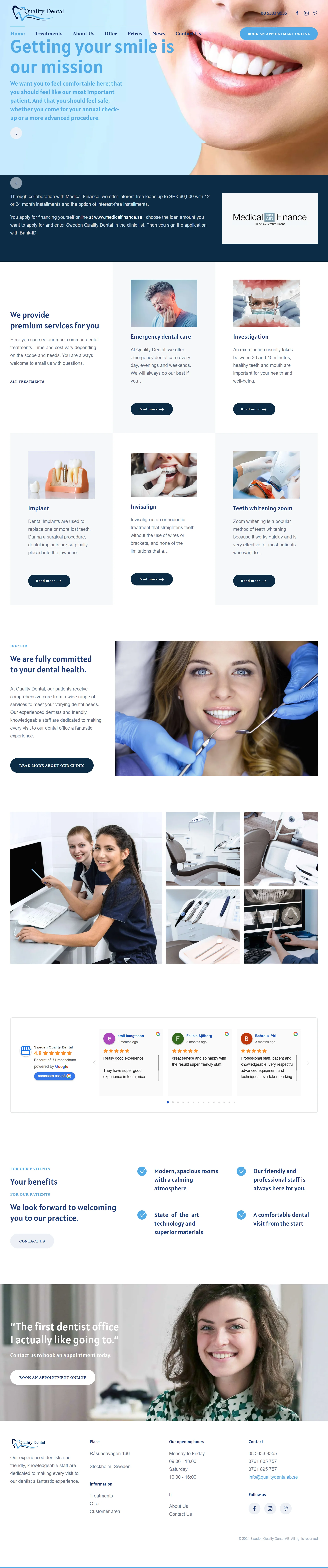 Dental Clinic Website