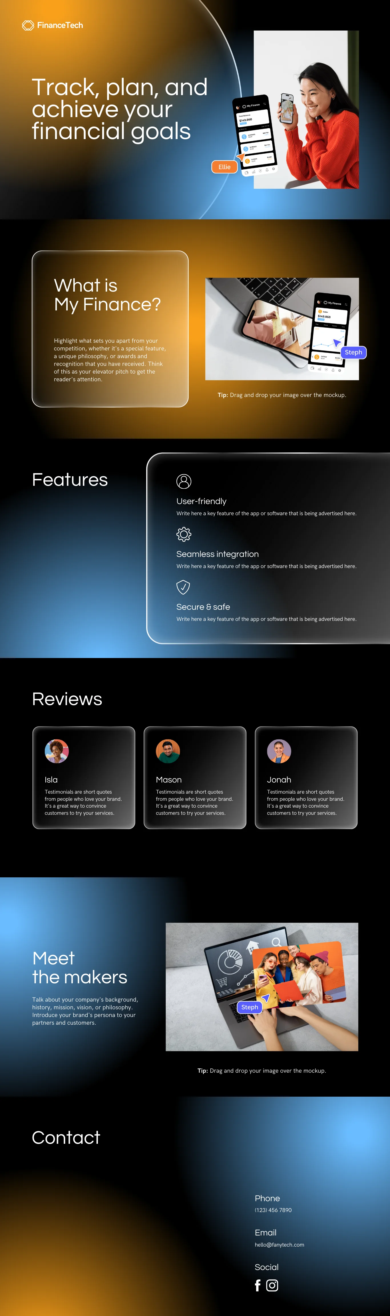 Next-Gen Finance Dashboard