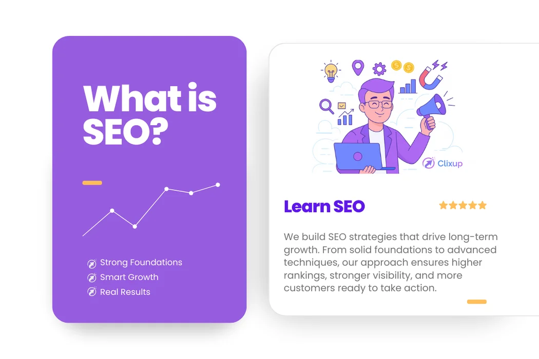 Learn SEO with Clixup